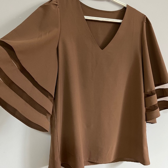 Brown Blouse - Picture 1 of 2